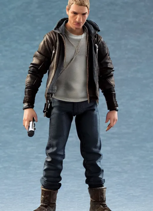 Image similar to a hot toys figure of cole macgrath ( from infamous ), figurine, detailed product photo