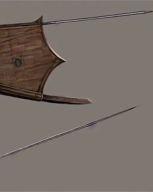 Prompt: realistic concept art of medieval longbow, detailed, delicate, hyper realism, ultra realistic, 8 k