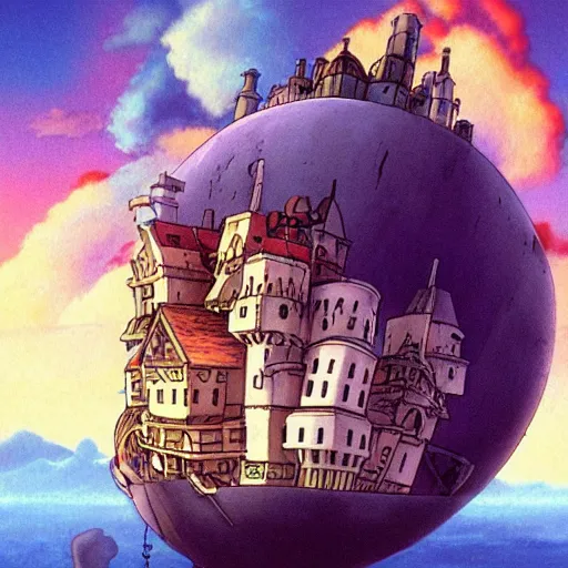 Image similar to howl's moving castle