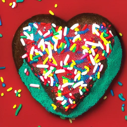 Prompt: vena cava with sprinkles