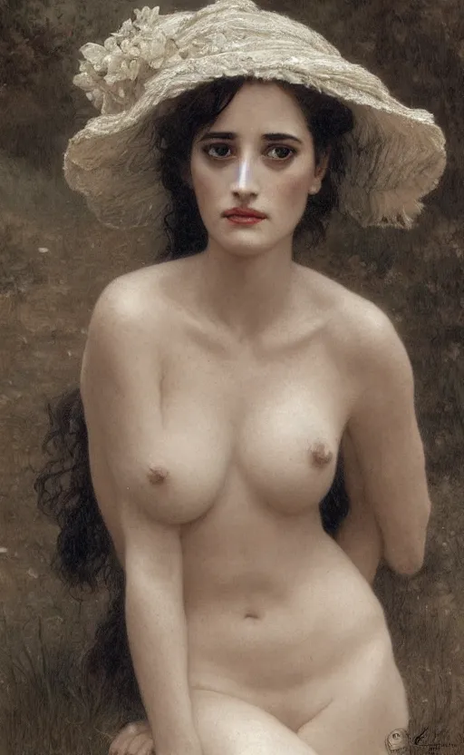Prompt: portrait en buste of eva green, traditional corsican, intricate, highly detailed, artstation, illustration, jurgens, rutkowski, bouguereau