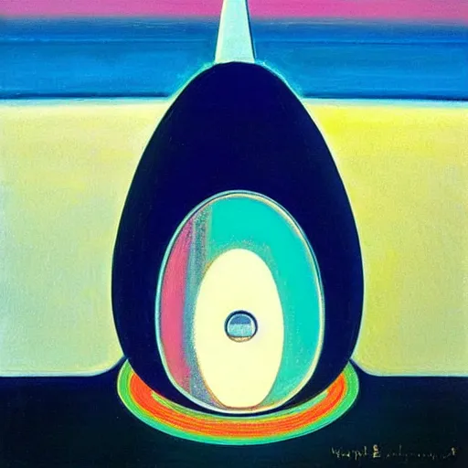 Image similar to space ship by wayne thiebaud