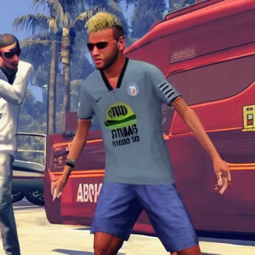 Image similar to neymar in gta v