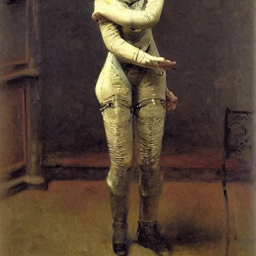 Prompt: automaton by alfred stevens