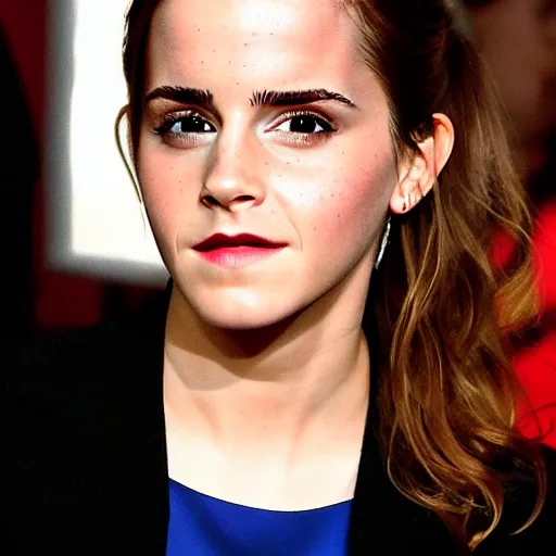 Image similar to emma watson, larry flynt hustler club,