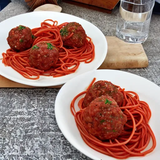 Image similar to spaghetti and meatballs shaped into a living room set