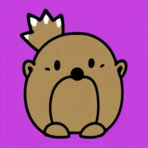 Prompt: cute hedgehog emote twitch waving lineart