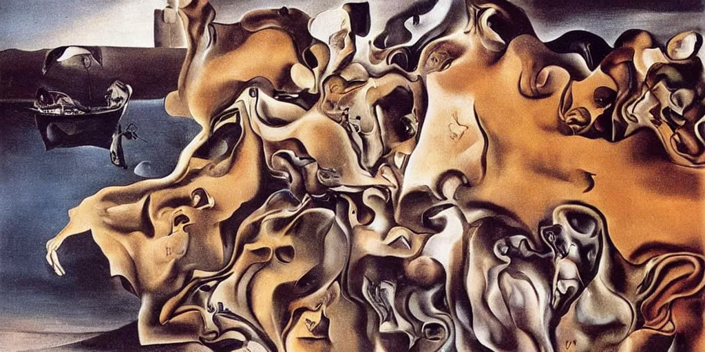 Image similar to katerholzig by salvador dali, detailed