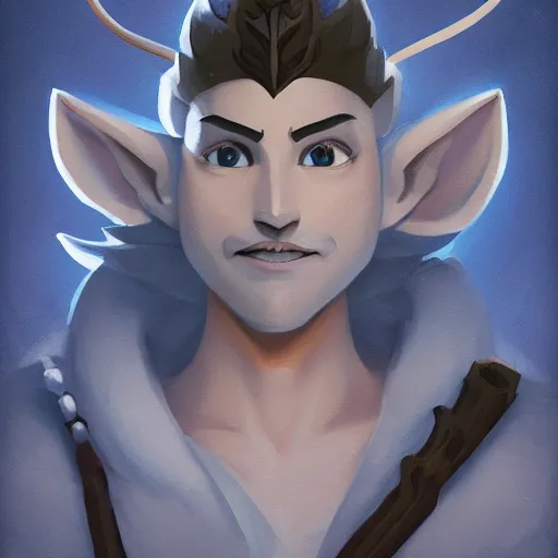 Image similar to face icon stylized minimalist, handsome snow elf bard with black skin, ornate silver armour, androgynous, part anthropomorphic wolf, frosty demeanor, loftis, cory behance hd by jesper ejsing, by rhads, makoto shinkai and lois van baarle, ilya kuvshinov, rossdraws global illumination