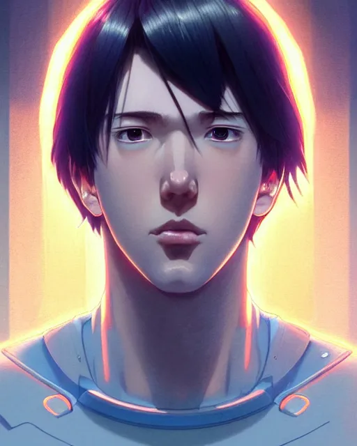 Prompt: portrait Anime man of Anthony Starr as Homelander, cute-fine-face, blonde pretty face, realistic shaded Perfect face, fine details. Anime. realistic shaded lighting by Ilya Kuvshinov katsuhiro otomo ghost-in-the-shell, magali villeneuve, artgerm, rutkowski, WLOP Jeremy Lipkin and Giuseppe Dangelico Pino and Michael Garmash and Rob Rey