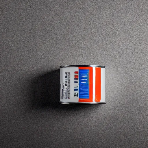 Image similar to can of paint, minimal, modern