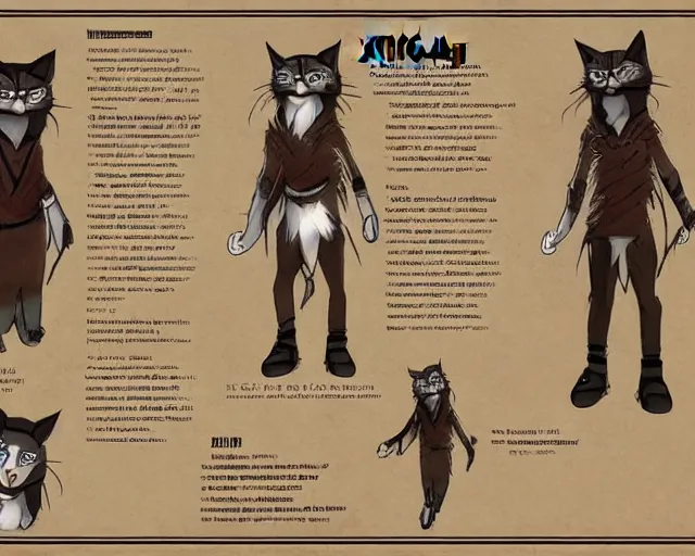 Image similar to king cat character reference sheet, trending on artstation, indie games, digital art