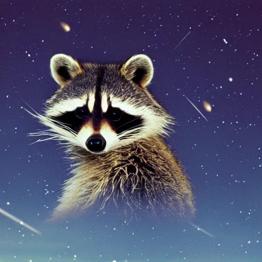 Image similar to A raccoon in No Man\'s Sky