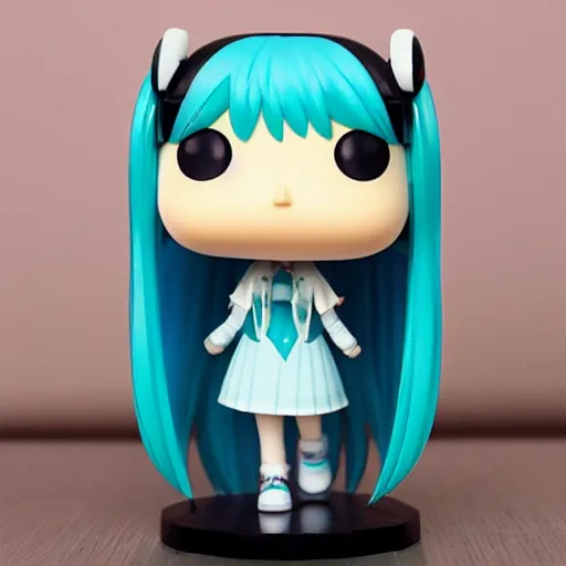 Prompt: hatsune miku funkopop