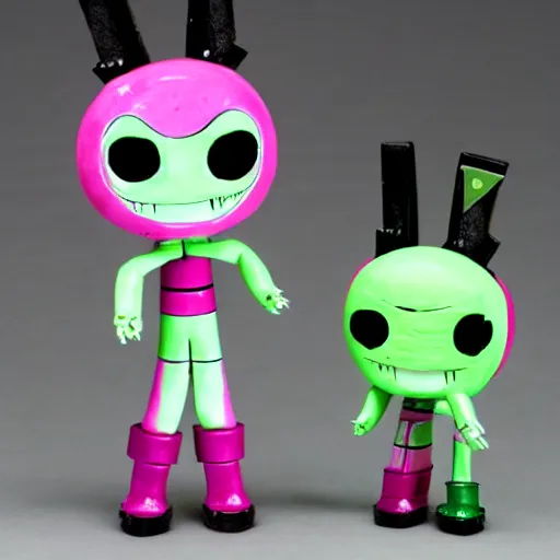 Image similar to Invader Zim gir porcelain doll