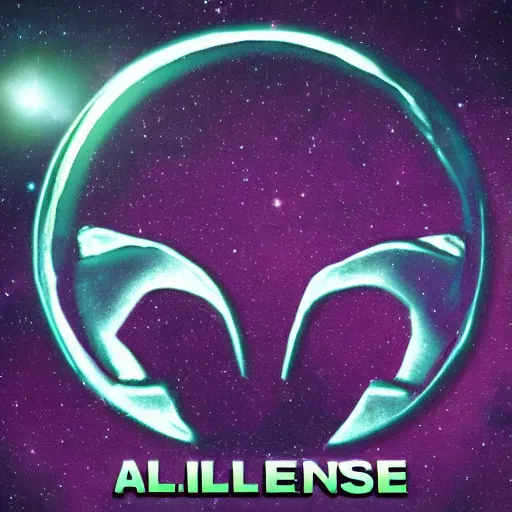 Prompt: logo of a alien dating app