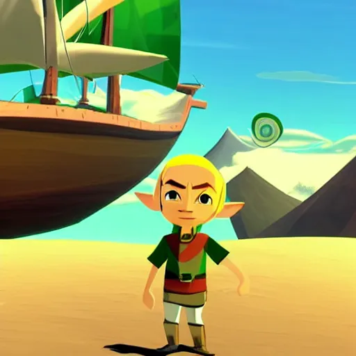 Image similar to Mike Ehrmantraut in Zelda the Wind Waker