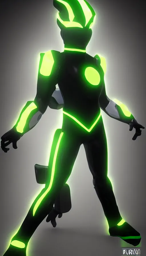 Image similar to :a portrait of Ben 10+UNREAL ENGINE 5+4K UHD IMAGE+Stunning LIGHTING+Stunning SHADERS+SUBSTANCE PAINTER