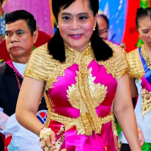 Image similar to Prayuth as a ladyboy in Thailand, high quality, photo