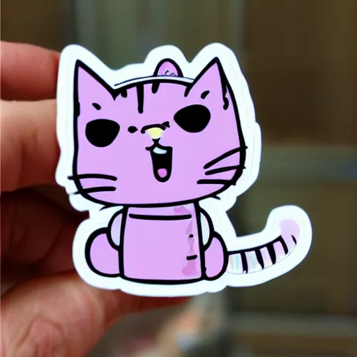 Image similar to cute Cat sticker