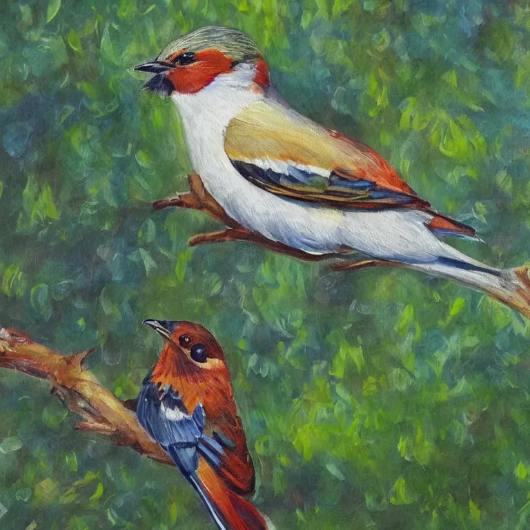 Prompt: a beautiful painting of a bird in hand is worth two in the bush, highly detailed, 8 k resolution, by elizabeth gould