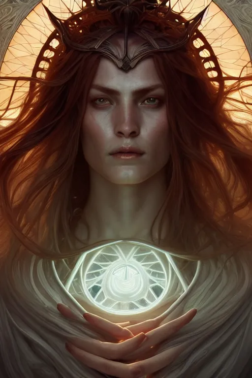 Image similar to symmetry!! portrait of a demigod, elden ring, intricate, elegant, highly detailed, dynamic lighting, digital art, digital painting, artstation, concept art, sharp focus, smooth, illustration, art by artgerm and greg rutkowski and alphonse mucha, unreal engine 5, octane render, 8 k