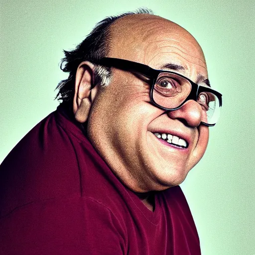 Image similar to Danny DeVito hyper realistic photo