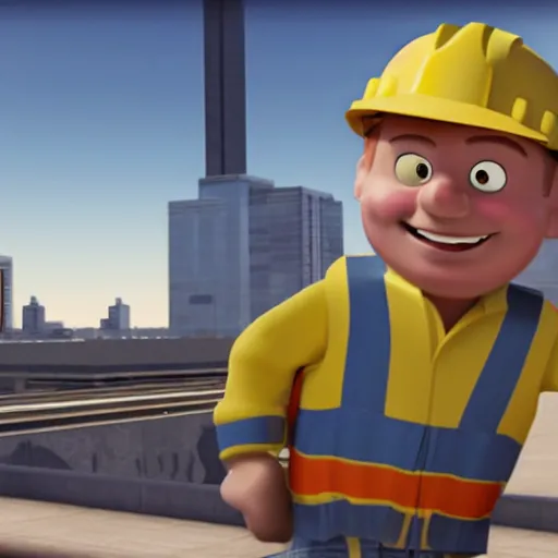 Prompt: bob the builder as a real person, photorealistic, cinematic