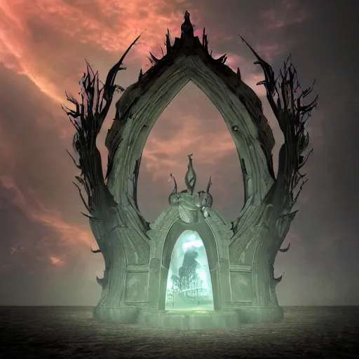 Image similar to a demonic magical portal to the hells