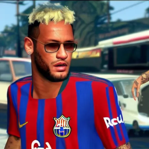 Image similar to neymar in gta v