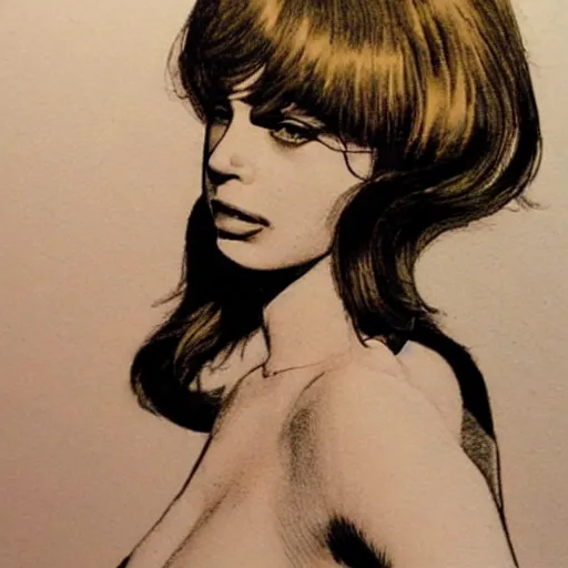 Prompt: Hyperrealistic photo by Annie Leibovitz of Valentina by Guido Crepax, highly detailed