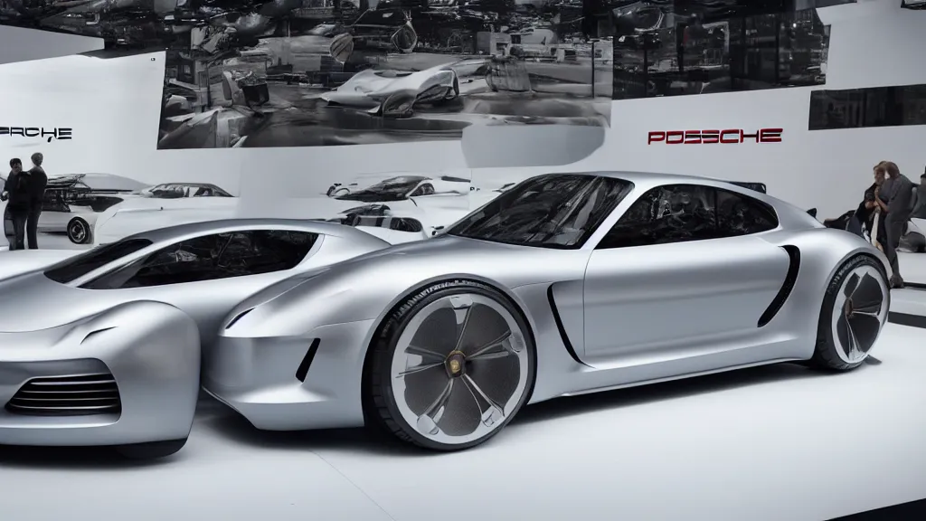 Image similar to photo of a porsche concept car