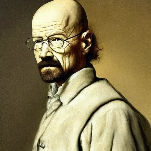 Prompt: Walter White painted by Rembrandt