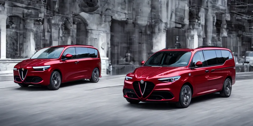 Image similar to 2022 Alfa Romeo Minivan