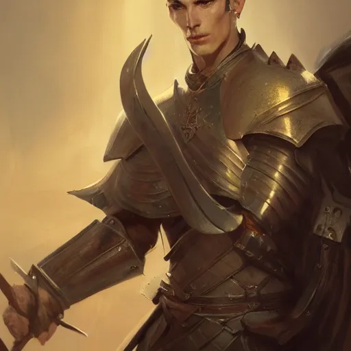 Prompt: character design, portrait of a attractive male with pale skin, long black hair and proeminent cheekbones, medieval, armor, painting by wlop, nixeu and greg rutkowski, beautiful, semirealism, artstation, octane render, sharpness, 8 k, golden ratio