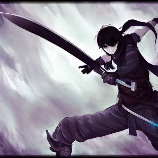 The Dark Swordsman | Anime Art Amino-demhanvico.com.vn