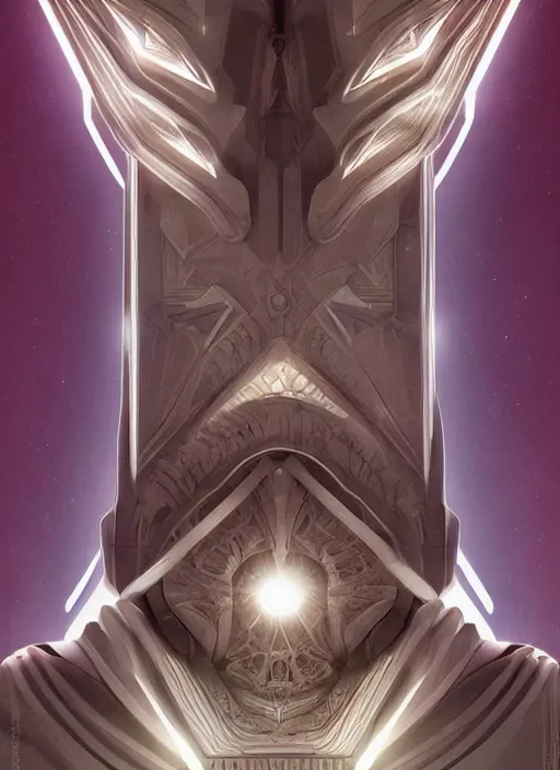 Prompt: symmetry!! solid cube of light, hard edges, product render retro - futuristic poster scifi, ancient kings in white robes, intricate, elegant, highly detailed, digital painting, artstation, concept art, smooth, sharp focus, illustration, dreamlike, art by artgerm