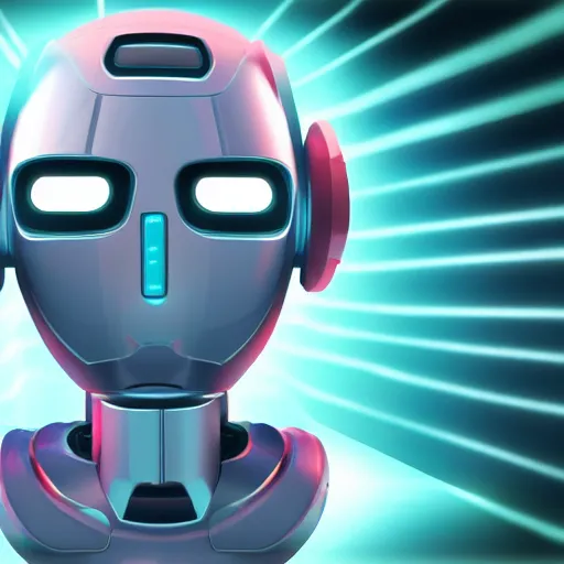 Image similar to robot in cyberchill aesthetic style