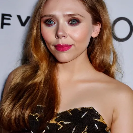 Image similar to elizabeth olsen mixed with scarlett johansson