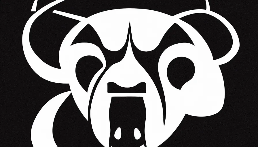 Image similar to sketch!!! of a stylized angry bull head, symbol, sports logo!!!, black and white, behance, dribble