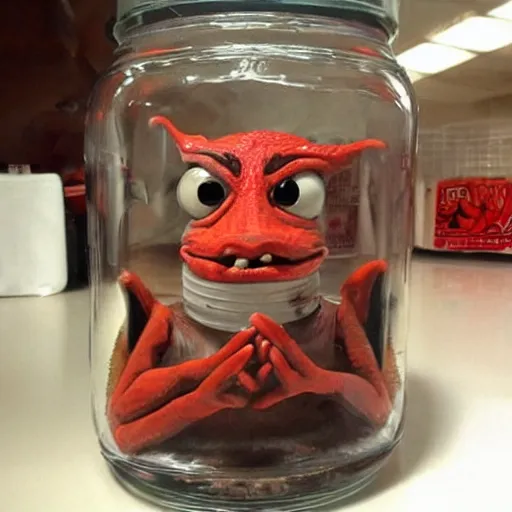 Prompt: Jar-jar in a jar