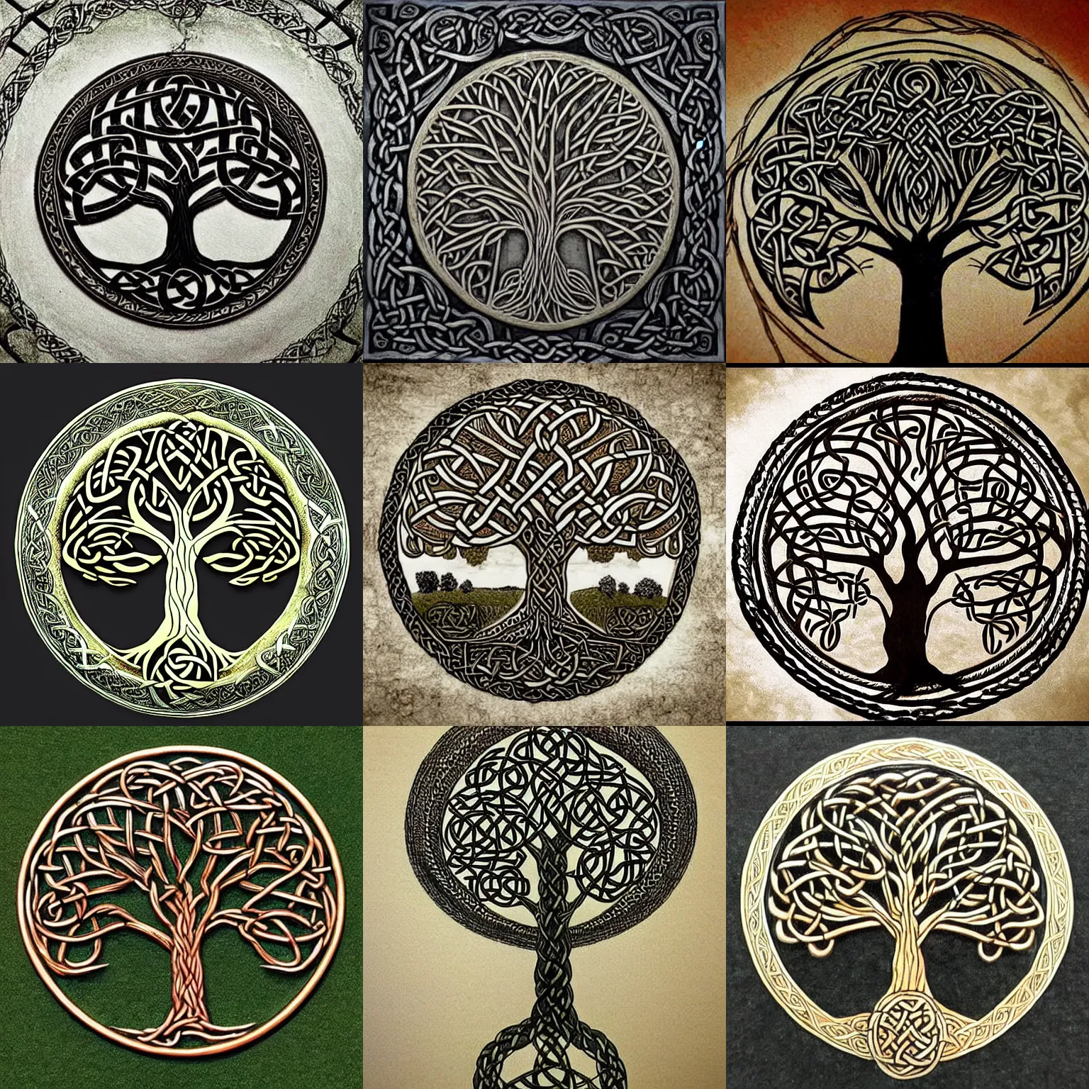 a realistic tree of life made with celtic symbols, | Stable Diffusion ...