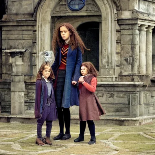 Image similar to hermione granger with her children