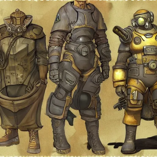 Prompt: Fallout concept art