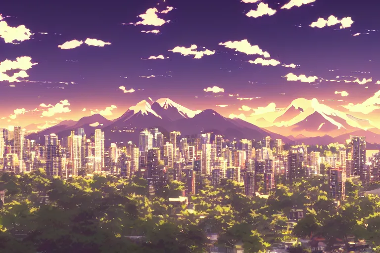 Prompt: vancouver, bc by makoto shinkai 4k anime wallpaper