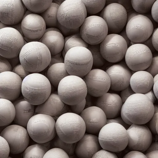 Prompt: a room full of balls