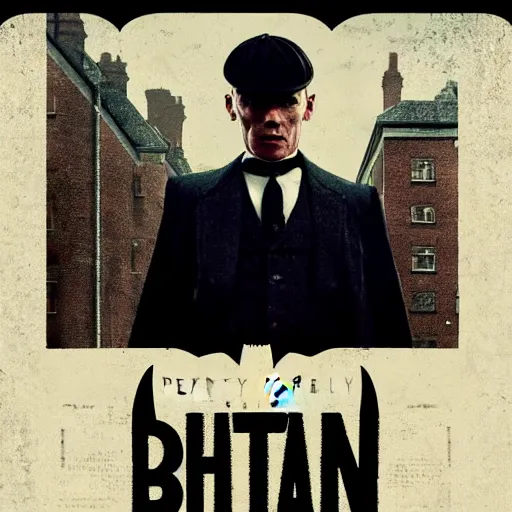 Prompt: Batman in Peaky Blinders very detailed 4K quality super realistic