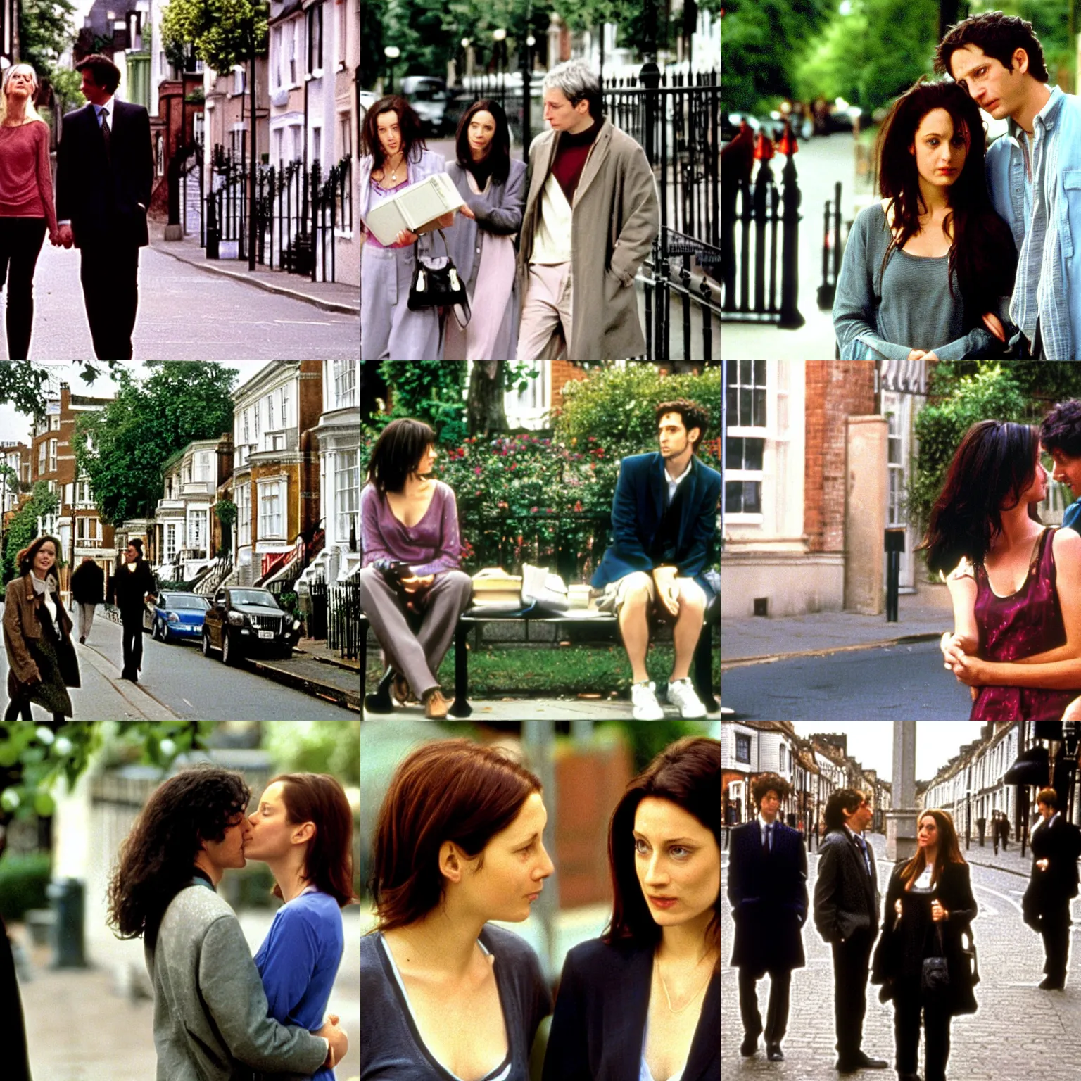 Prompt: a film still from notting hill ( 1 9 9 9 )