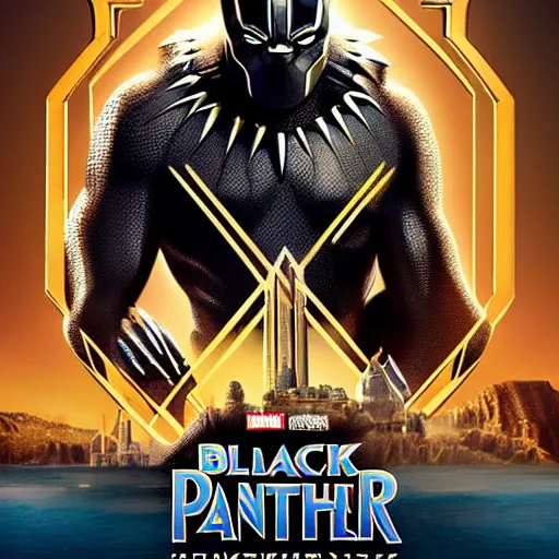 Prompt: black panther, disney, pixar style - n 4