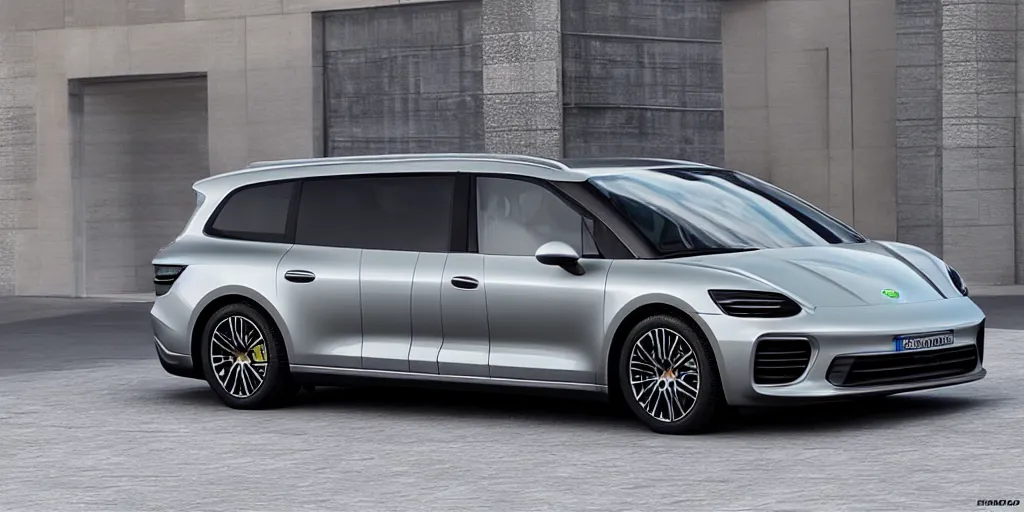 Image similar to “2021 Porsche Minivan, ultra realistic, 4K, high detail”